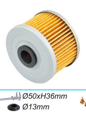 适用ZL600 Eliminator ZX600 KR650摩托车机油滤芯机滤过滤器配件