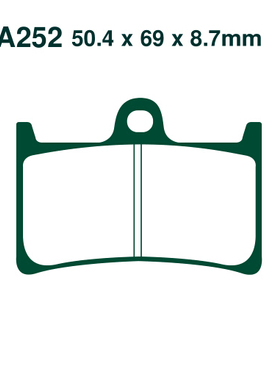 适用FZS1000 YZF1000 YZFR1 BT1100 FJR1300摩托车刹车皮垫片配件