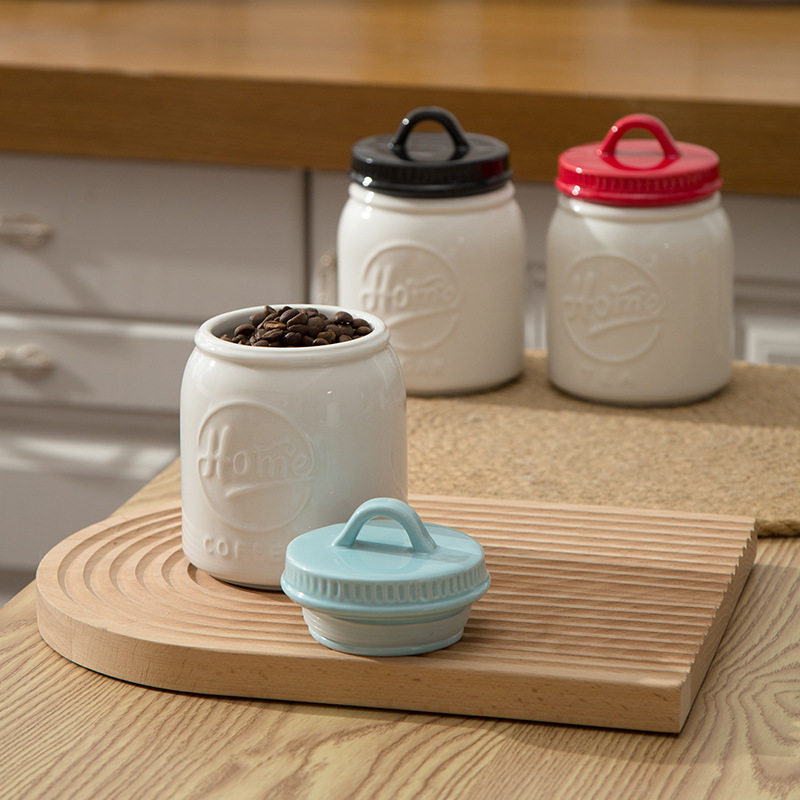 罐子密封罐创意陶瓷厨房杂粮咖啡豆茶叶储存罐食品食品收纳茶叶罐