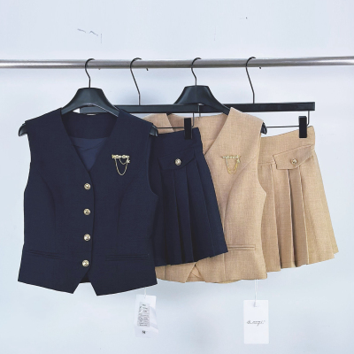 柏多伊俪小香风上衣半身裙两件套