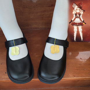 原神可莉琪花星烛cos鞋子小魔女漫展拍照cosplay游戏角色扮演女鞋