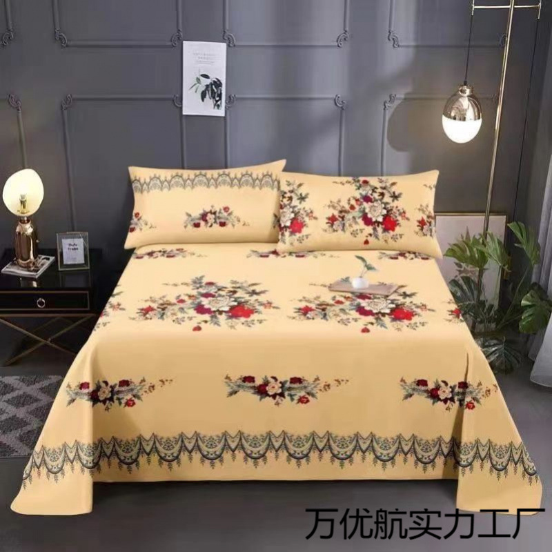 2025床单加厚全棉怀旧国民上海老式床单单人双人被单宿舍特价清仓