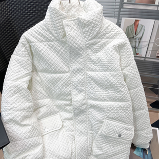 胡子叔大码胖mm冬装新款宽松休闲立领加厚羽绒棉服女显瘦保暖棉衣