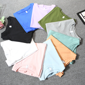 女装 圆领大码 百搭纯棉遮肉显瘦200斤胖mm短袖 t恤衫 2023夏季 新款
