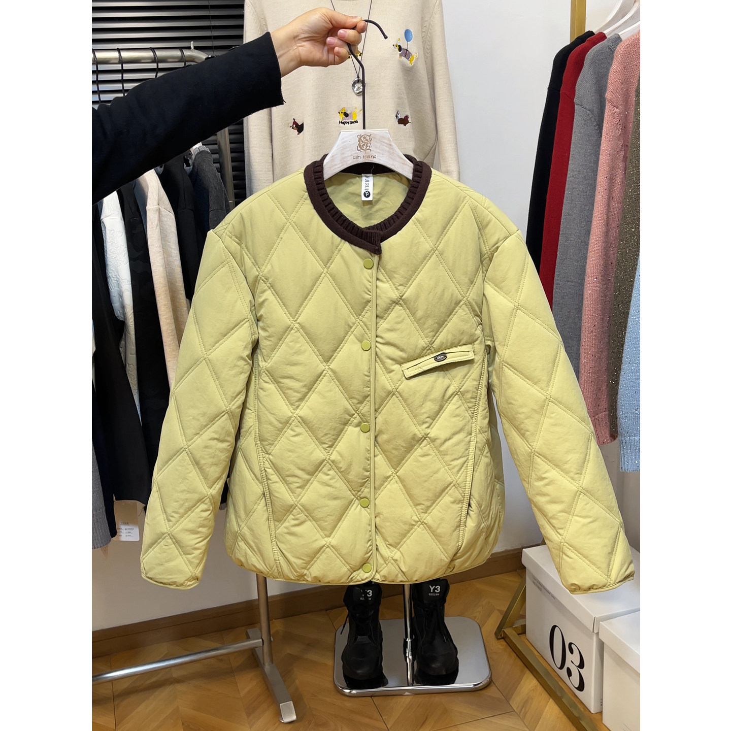 胡子叔大码女装冬季新款高端菱格棉服女胖mm短款时尚宽松棉衣外套,女装/女士精品,棉衣/棉服,淘宝优惠券,粉丝福利购,淘宝优惠卷