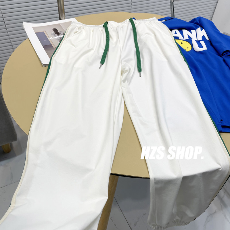 显瘦弹力冰凉肤感时尚运动裤微胖mm夏款大码女装韩版宽松束口长裤,女装/女士精品,大码连衣裙,淘宝优惠券,粉丝福利购,淘宝优惠卷