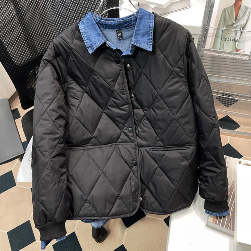 胖mm宽松轻薄夹棉小棉袄