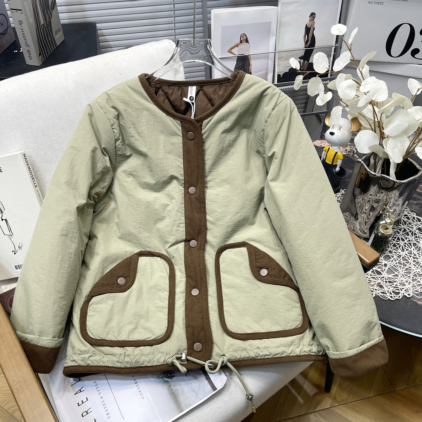 大码女装冬季新款棉服女胖mm