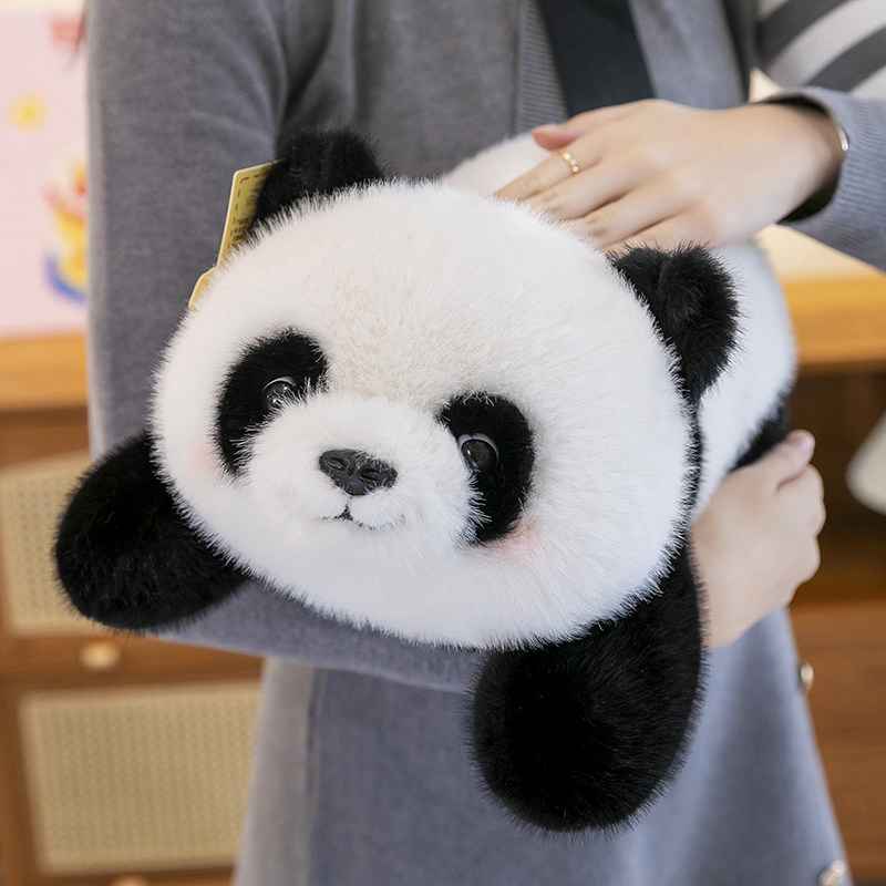 可爱熊猫陪睡玩偶毛绒玩具正品抱枕公仔安抚娃娃儿童送生日礼物女