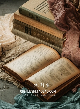 复古样板房酒吧道具真书陈列