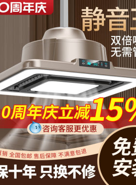 棋牌室吸烟灯空气净化器直排麻将机专用吊灯馆房桌抽烟神器排烟灯