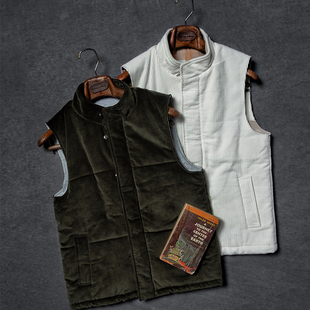 CM那不勒斯皇后匹马棉灯芯绒充棉拉链秋冬休闲防寒背心马甲