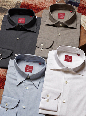 CM那不勒斯皇后抗皱功能通勤莫代尔混纺衬衫系列475.469.471.472