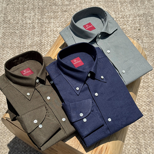 493 CM那不勒斯皇后精细柔软亚麻意式 490 衬衫 495 商务休闲男士