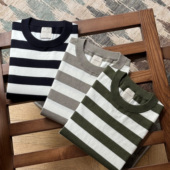 CM那不勒斯皇后针织海魂衫 男短袖 春夏休闲圆领针织T恤