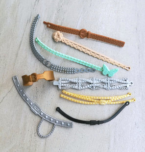 塑胶玩具娃娃服装配件芭芘官配超模兵人可儿小布珍妮腰带皮带腰封