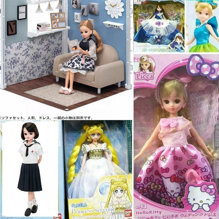 现货日本TAKARA TOMY LICCA丽嘉/丽佳娃娃盒装 生日礼物 女孩玩具