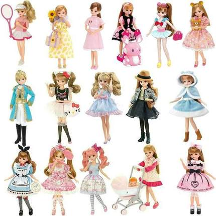 现货日本TAKARA  LICCA丽佳娃娃连衣裙护士服制服 游乐园服装配件