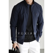 UPF50 防晒 轻盈小立领薄款 透气速干休闲商务男士 防晒服外套夏