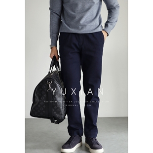 束缚牛仔裤 零 酵素洗修身 复古直筒长裤 秋冬 YUXIAN美式 男士 四面弹