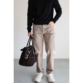 老钱纯棉直筒水洗牛仔裤 款 休闲商务弹力修身 男四季 长裤 YUXIAN意式