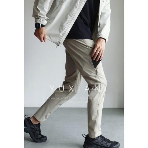 YUXIAN防泼水户外休闲弹力长裤
