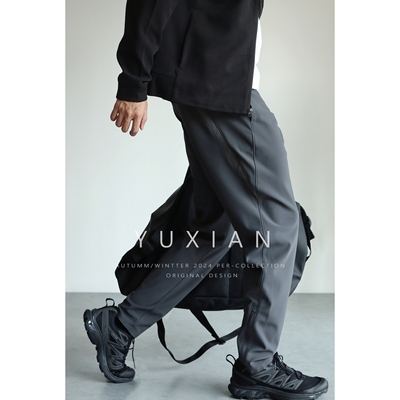 YUXIAN松紧户外轻量化弹力长裤