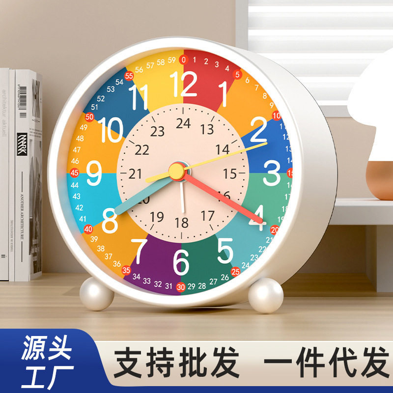直销大号卡通早教闹钟|儿童
