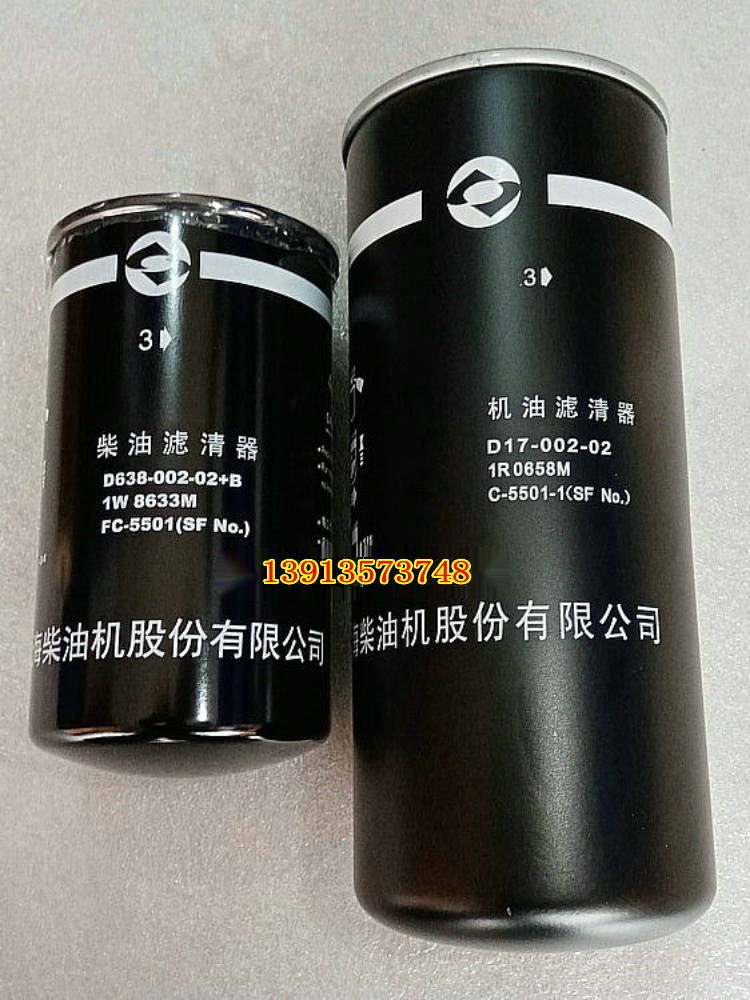 6114发动机柴油滤芯1023机油滤芯