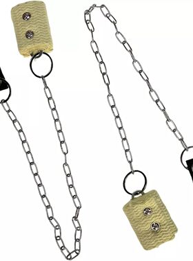 专业火舞表演甩球Fire Poi 不锈钢铁链-凯夫拉织带-55厘米