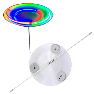 Led Plate 发光转碟转盘顶盘小丑道具杂耍表演Led Spinning