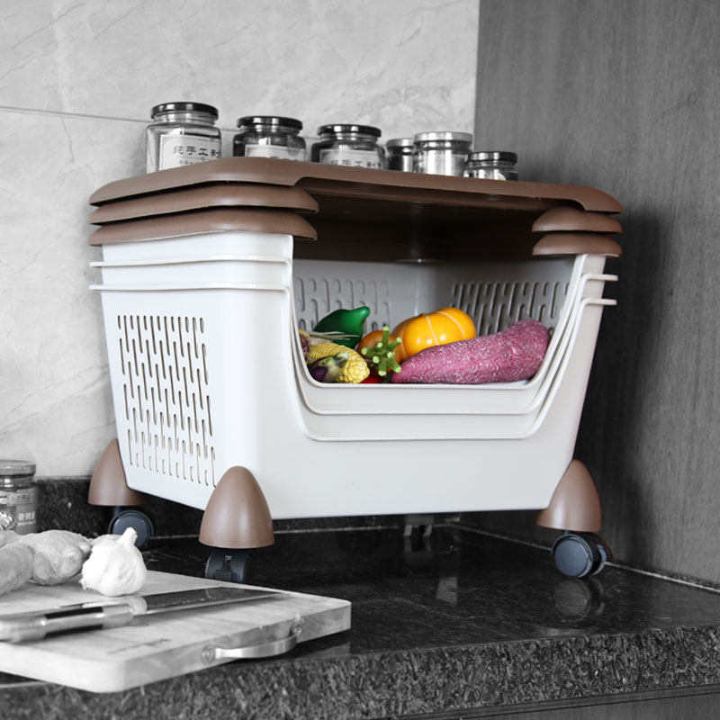 新品厨房置物架落地微波炉菜篮子免打孔带盖蔬菜烤箱3层放菜收纳,厨房/烹饪用具,厨房置物架/置物柜/角架,淘宝优惠券,粉丝福利购,淘宝优惠卷