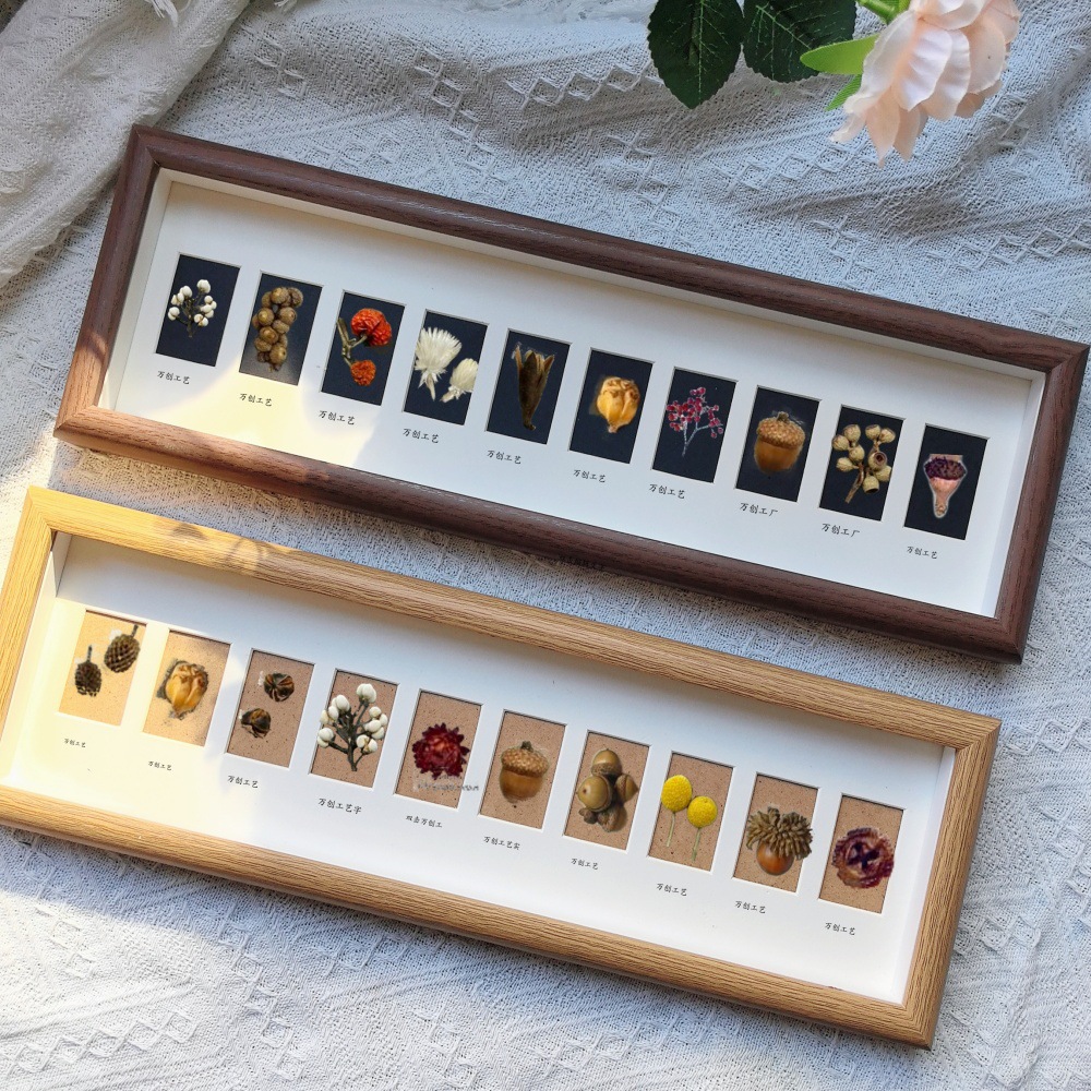 相框密度板新中式标本相框