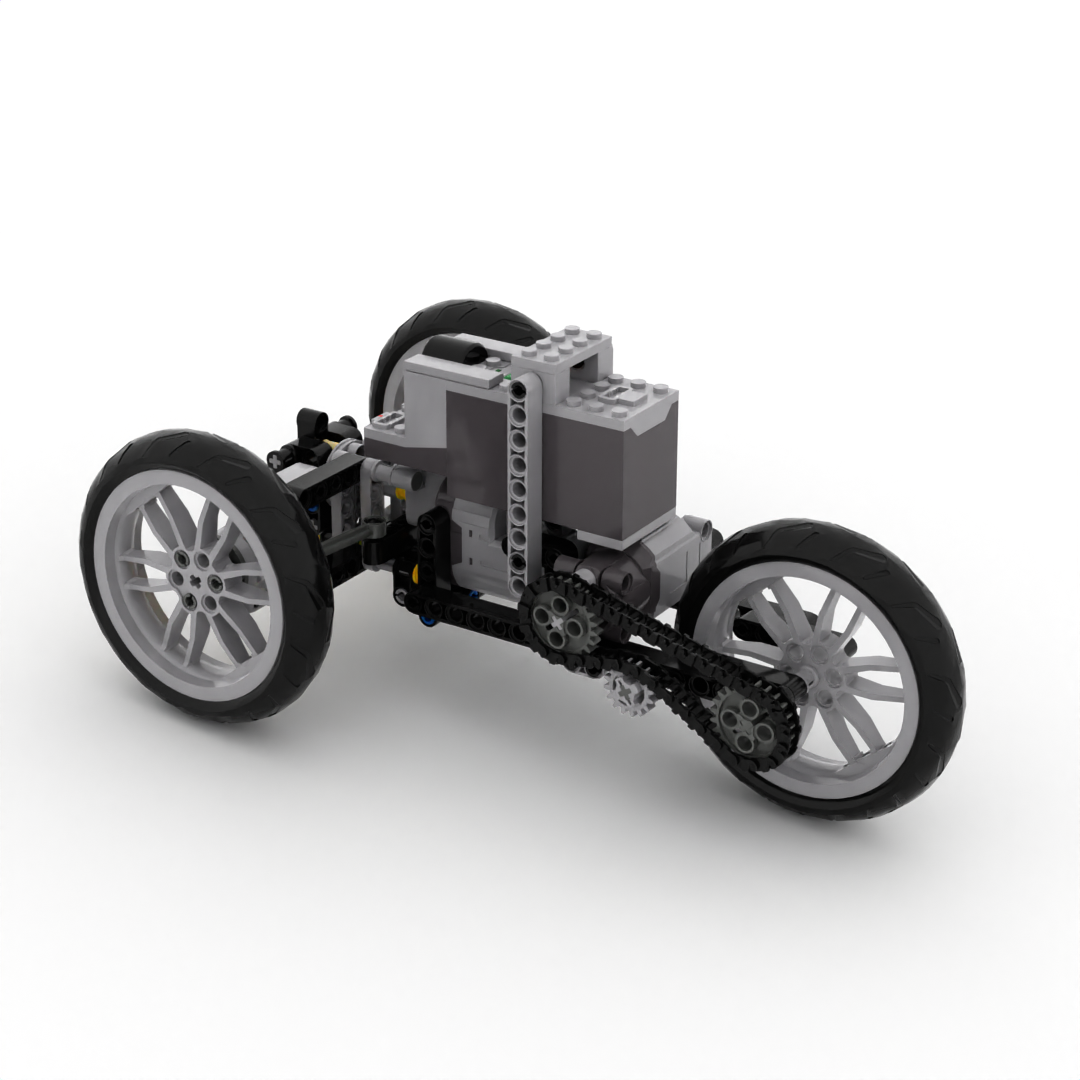 小小工程师国产积木三轮遥控车