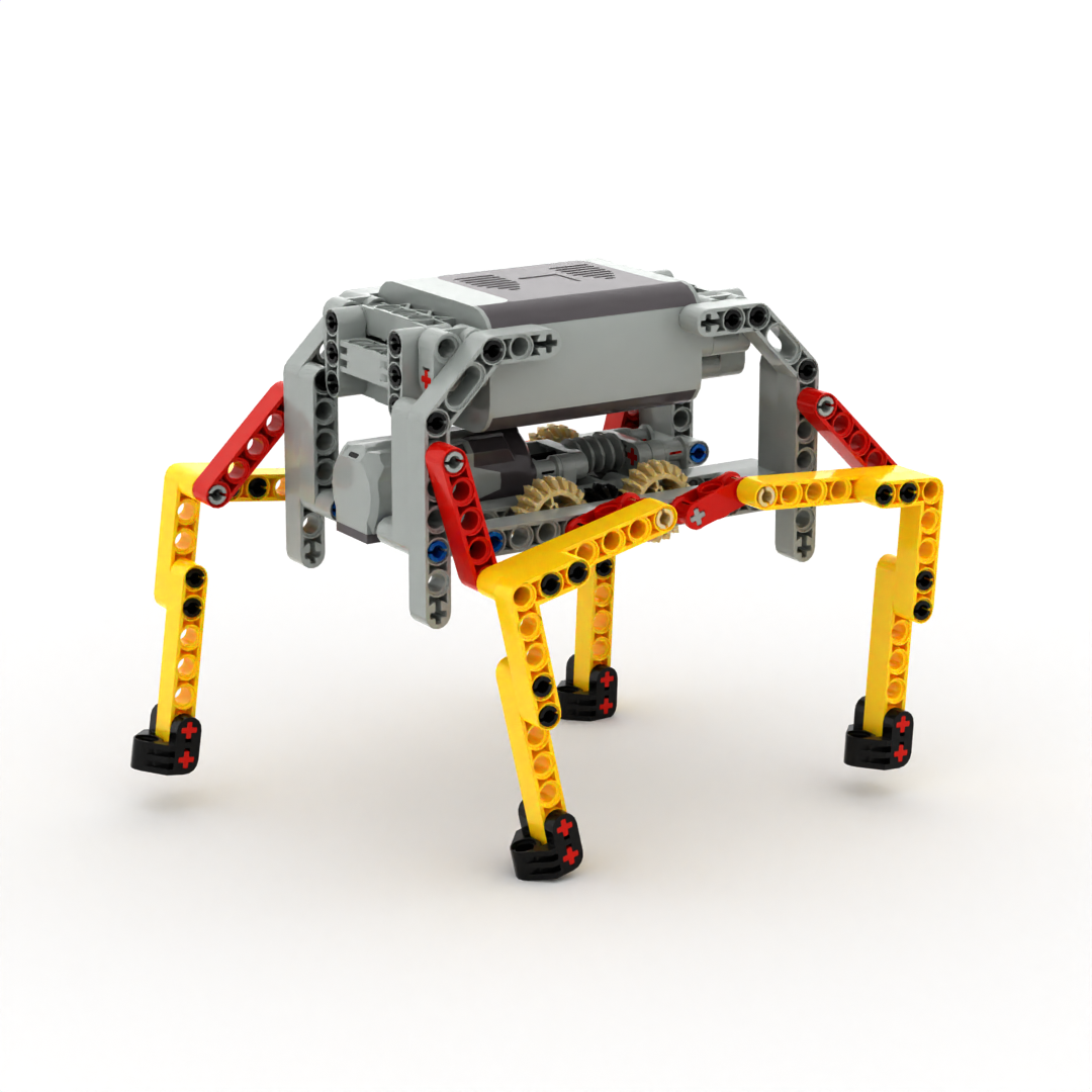 科技拼装积木四足机器人模型套装