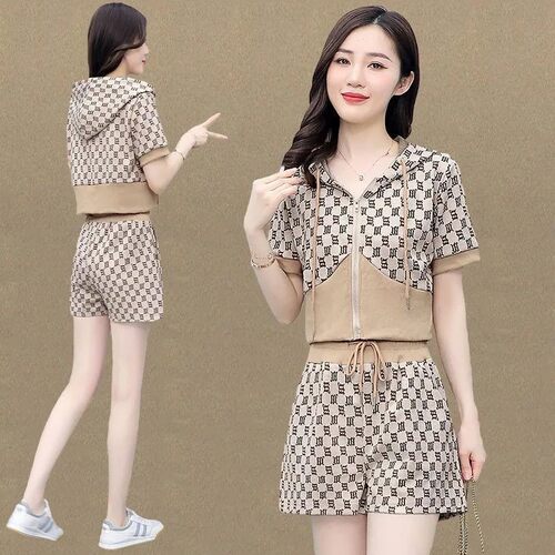 PO休闲套装女夏季新款时
