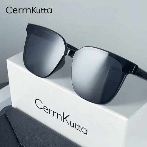 CerrnKutta第五代一体男女时尚高清太阳镜防紫外线遮阳方墨镜