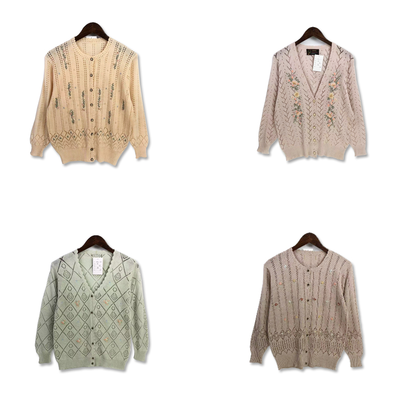 外套镂空春秋款古着钩花