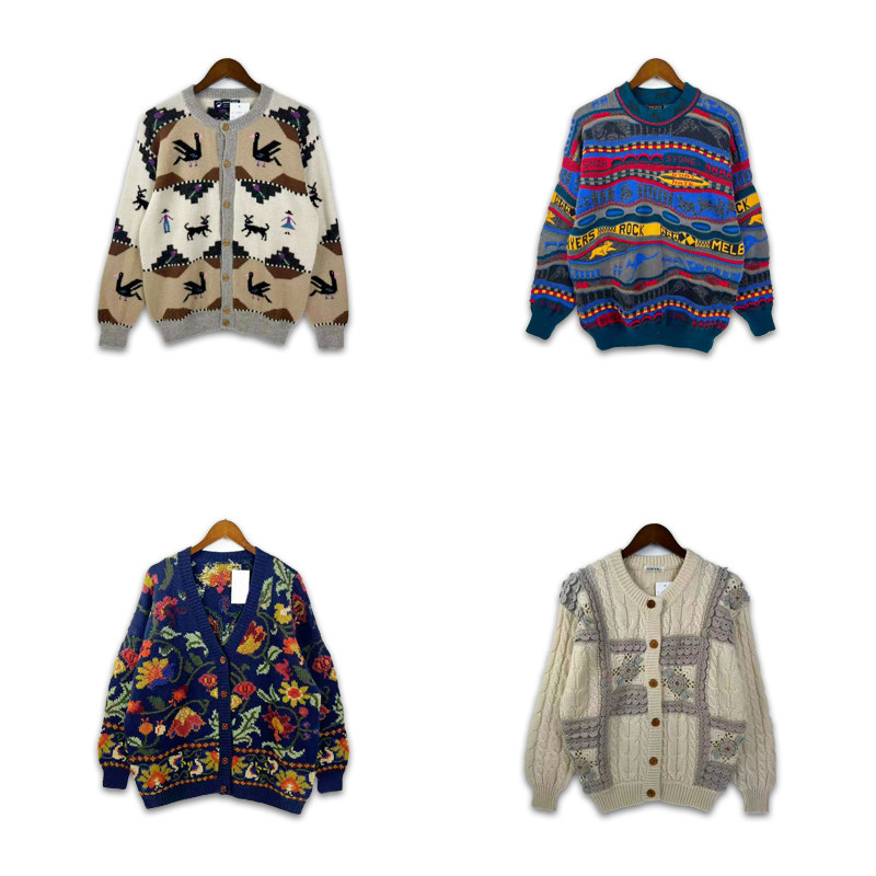 古着vintage手工编织森系手钩花立体童趣浮花绣花甜美羊毛毛衣M4,女装/女士精品,毛针织衫,淘宝优惠券,粉丝福利购,淘宝优惠卷