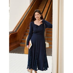 潘不卷01.04新品 00AM拼接蕾丝设计感连衣裙 上新10