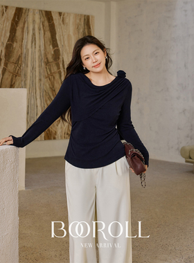 潘不卷01.25新品上新10:00PM韩系飘带垂感T恤