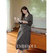 灰色polo领衬衫 潘不卷 26新品 一件85折满2件75折 半裙套装