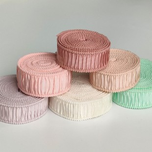 褶皱橡筋弹力松紧带内衣肩带服装 饰辅料2.0cm 百褶裙装