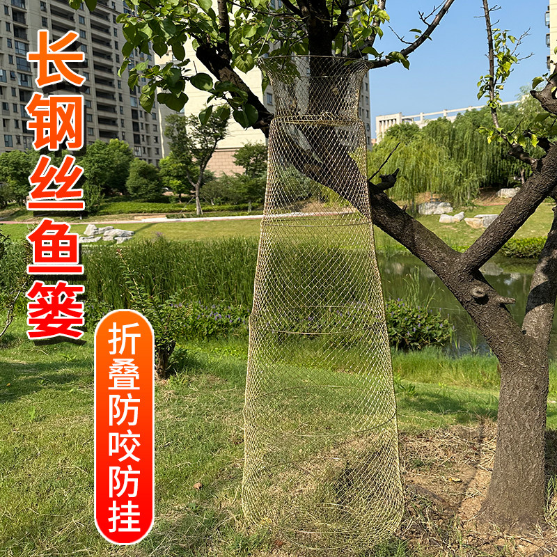 黄辣丁渔护网折叠钢丝鱼护网