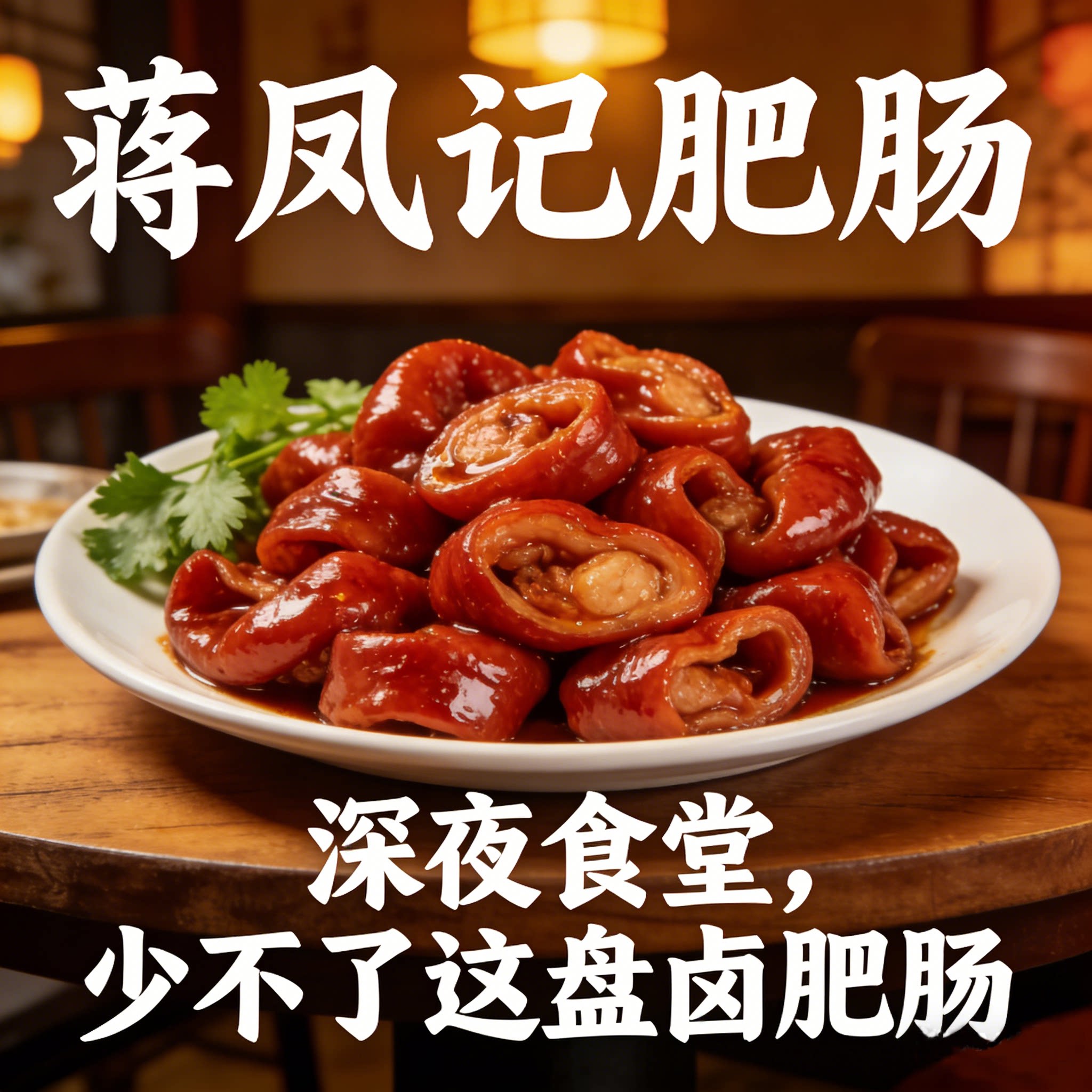 蒋凤记香卤肥肠即食熟食五香红烧味夜宵解馋小食袋装卤大肠下酒菜