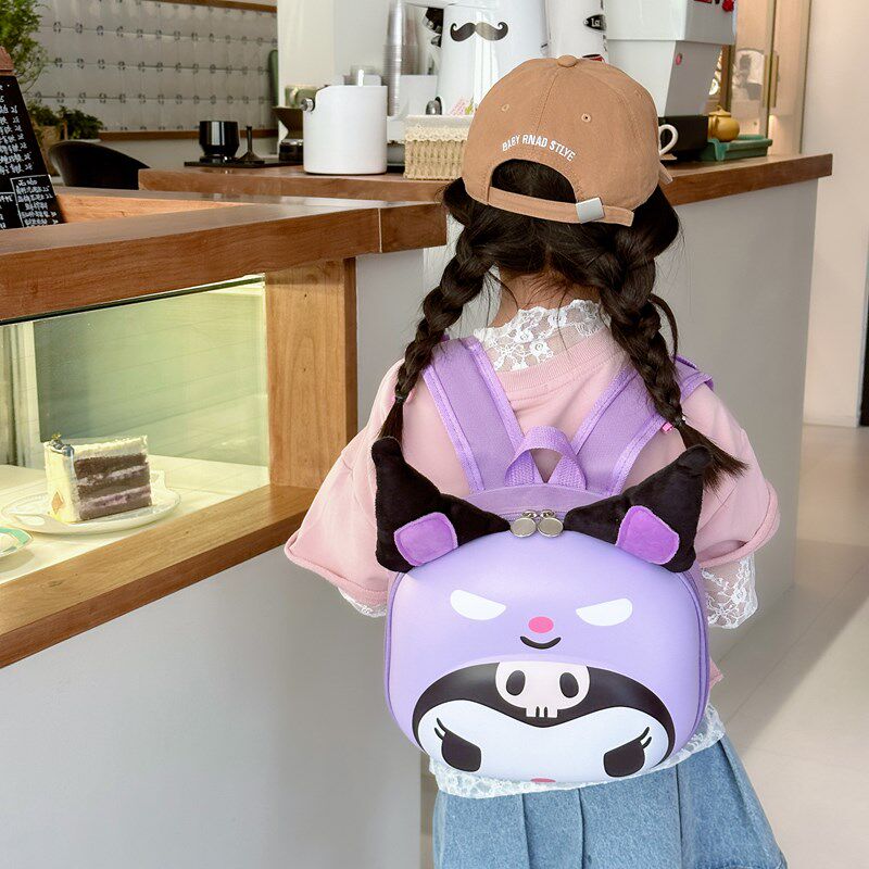 幼儿园可爱卡通儿童书包2024新款女童宝宝迷你双肩包轻便蛋壳背包