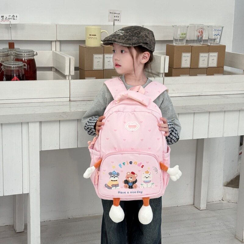 小学生书包女生可爱高颜值幼儿园儿童双肩包女孩大容量旅游双肩包