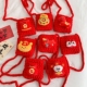 新年儿童包包2026新款 时尚 男女童宝宝拜年红包小女孩压岁钱斜挎包