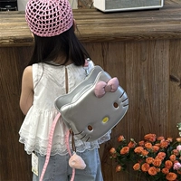 Серебряная сумка через плечо на одно плечо, надевается на плечо