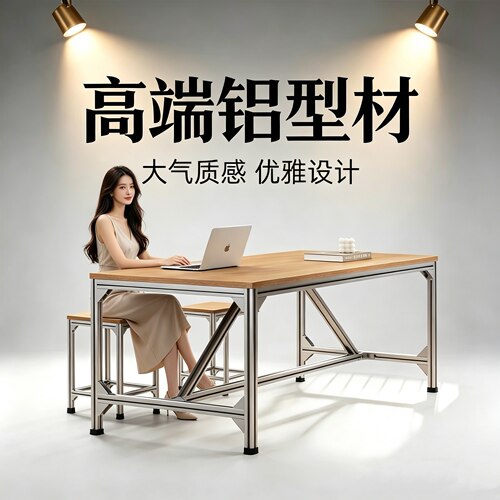 铝型材海洋板办公桌会议桌大班桌